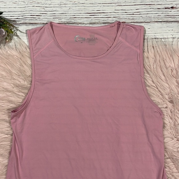 Zyia Active pink horizon athletic muscle tank top women’s - Picture 5 of 8